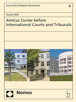cover image of Amicus Curiae before International Courts and Tribunals